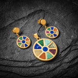 Sonnenstrahl Anhänger - Lapislazuli Schmuck