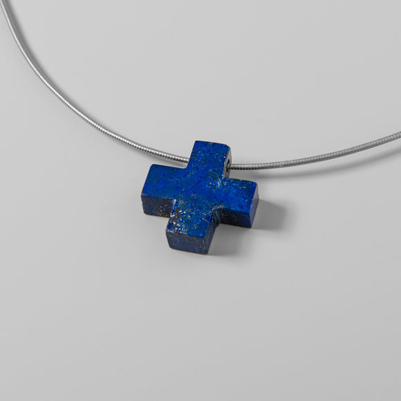 Das blaue Kreuz - Lapislazuli Schmuck
